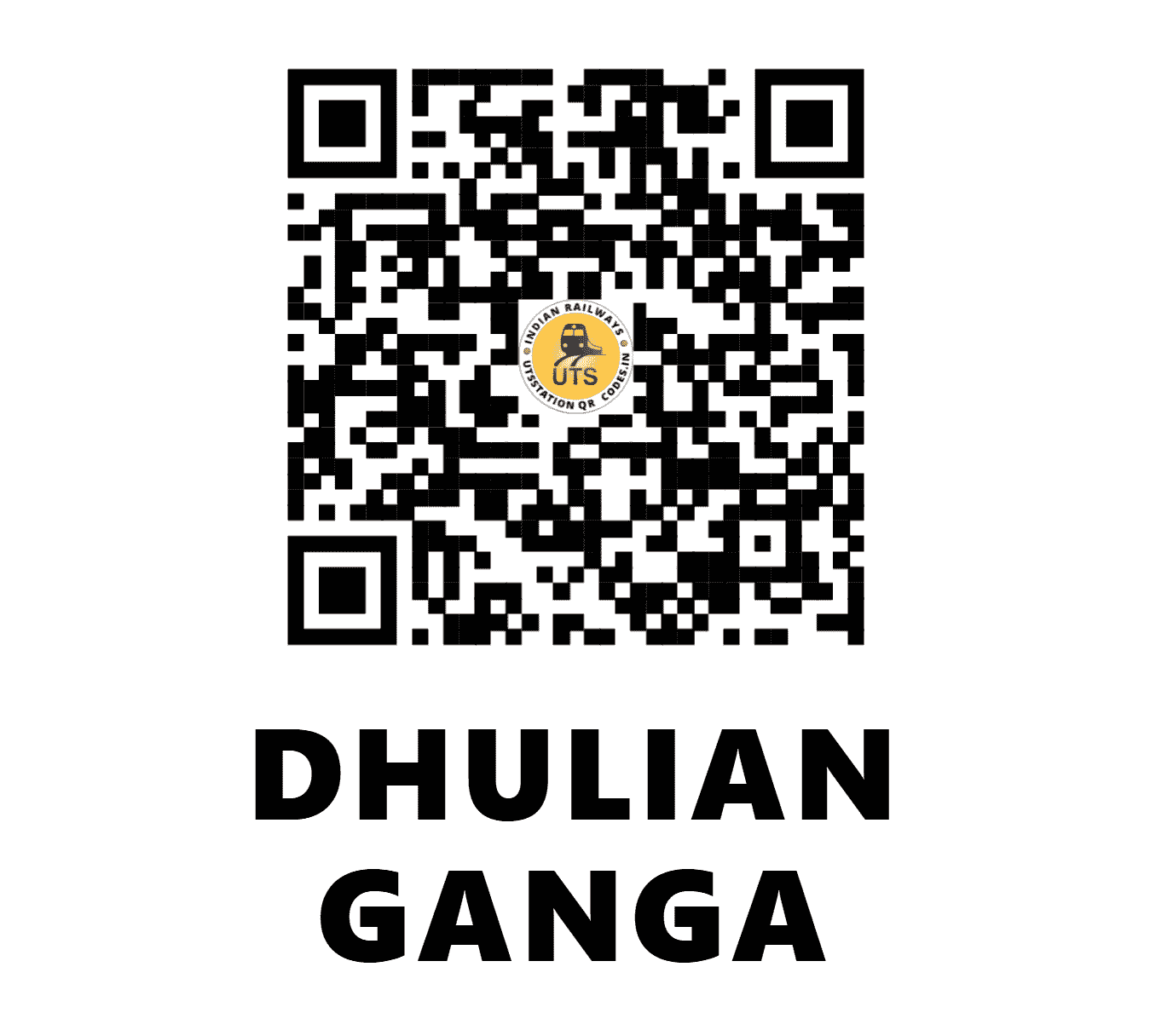 UTS QR Code for DHULIAN GANGA - DGLE (ER - WEST BENGAL)